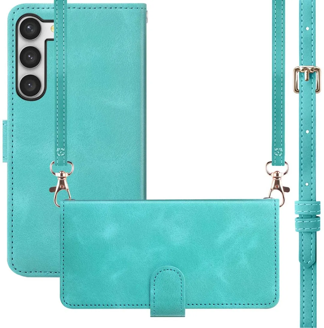 Imoshion Bookcase Hoesje Samsung Galaxy S23 - 3 Pasjes - Turquoise