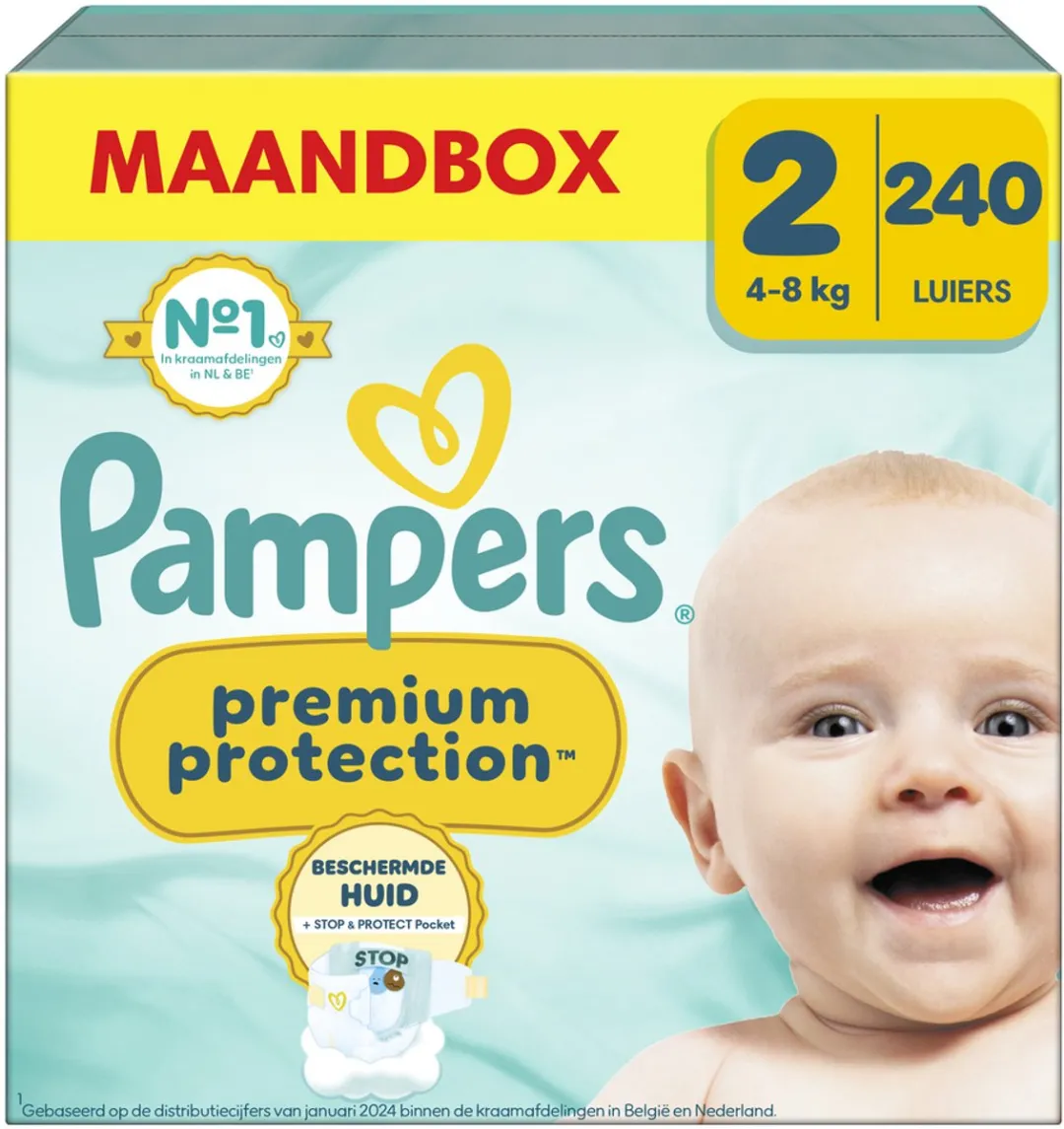 Pampers Premium Protection Maat 2 Luiers