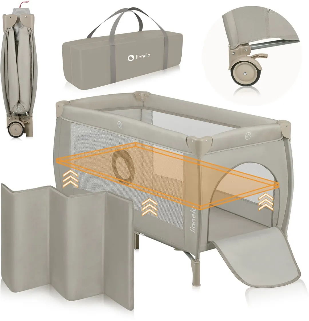 Lionelo Stefi Plus Campingbedje 2-in-1