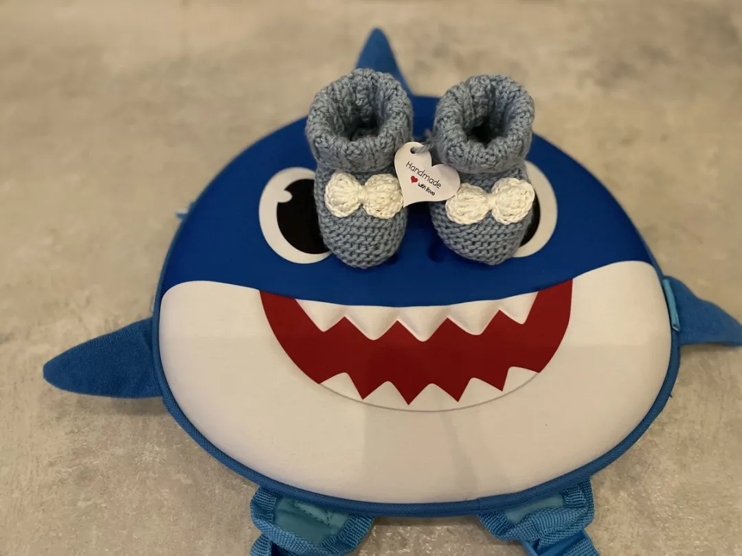 Disney Baby Shark Gehaakte Babyslofjes