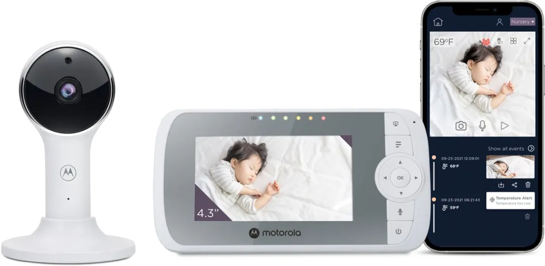 Motorola VM64 WiFi Babyfoon 4.3"