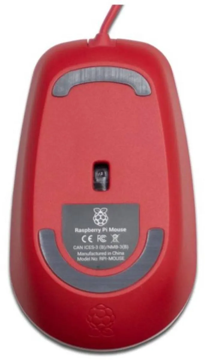 Raspberry Pi Muis Wit/Rood