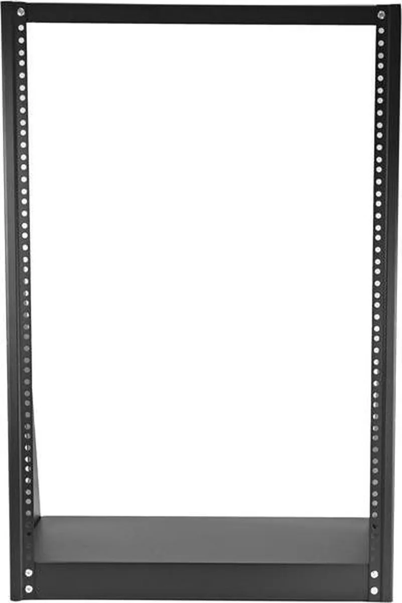 Startech 2POSTRACK16 Open Frame Serverkast 16U - Zwart