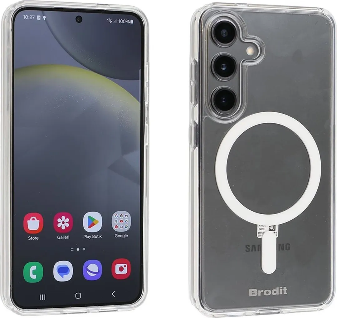 Brodit Hoesje Samsung Galaxy S24 Ultra - Transparant