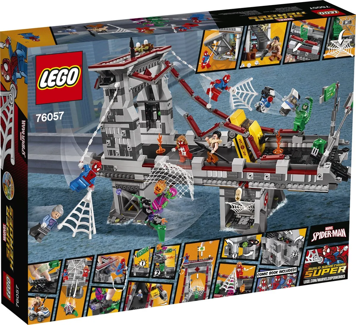 LEGO Marvel Super Heroes Web Warriors Ultiem Brugduel 76057 - 1092 Stukken
