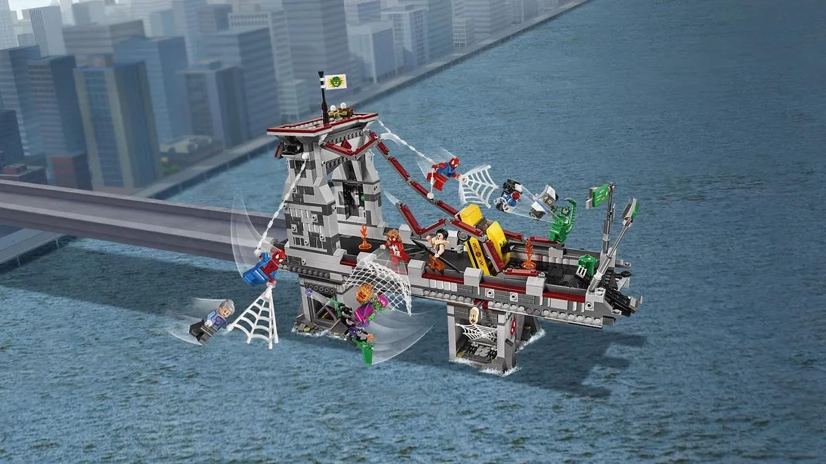 LEGO Marvel Super Heroes Web Warriors Ultiem Brugduel 76057 - 1092 Stukken