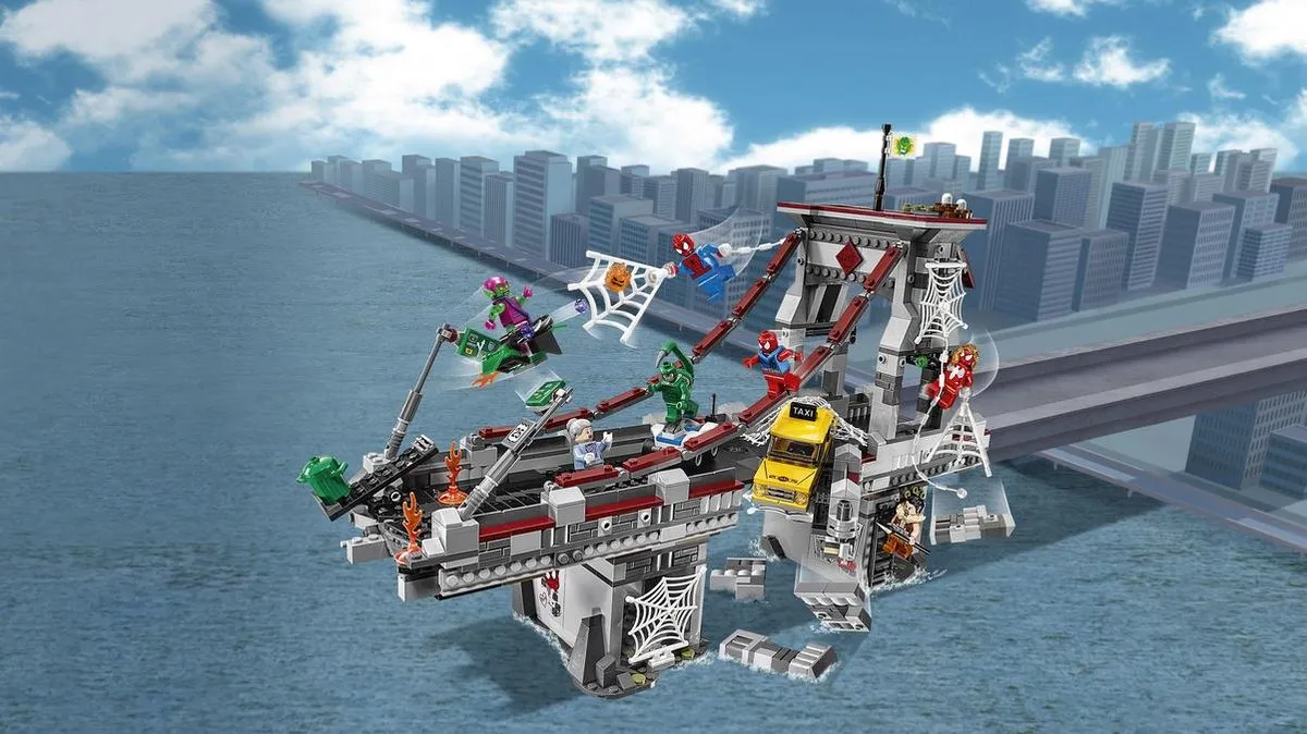 LEGO Marvel Super Heroes Web Warriors Ultiem Brugduel 76057 - 1092 Stukken