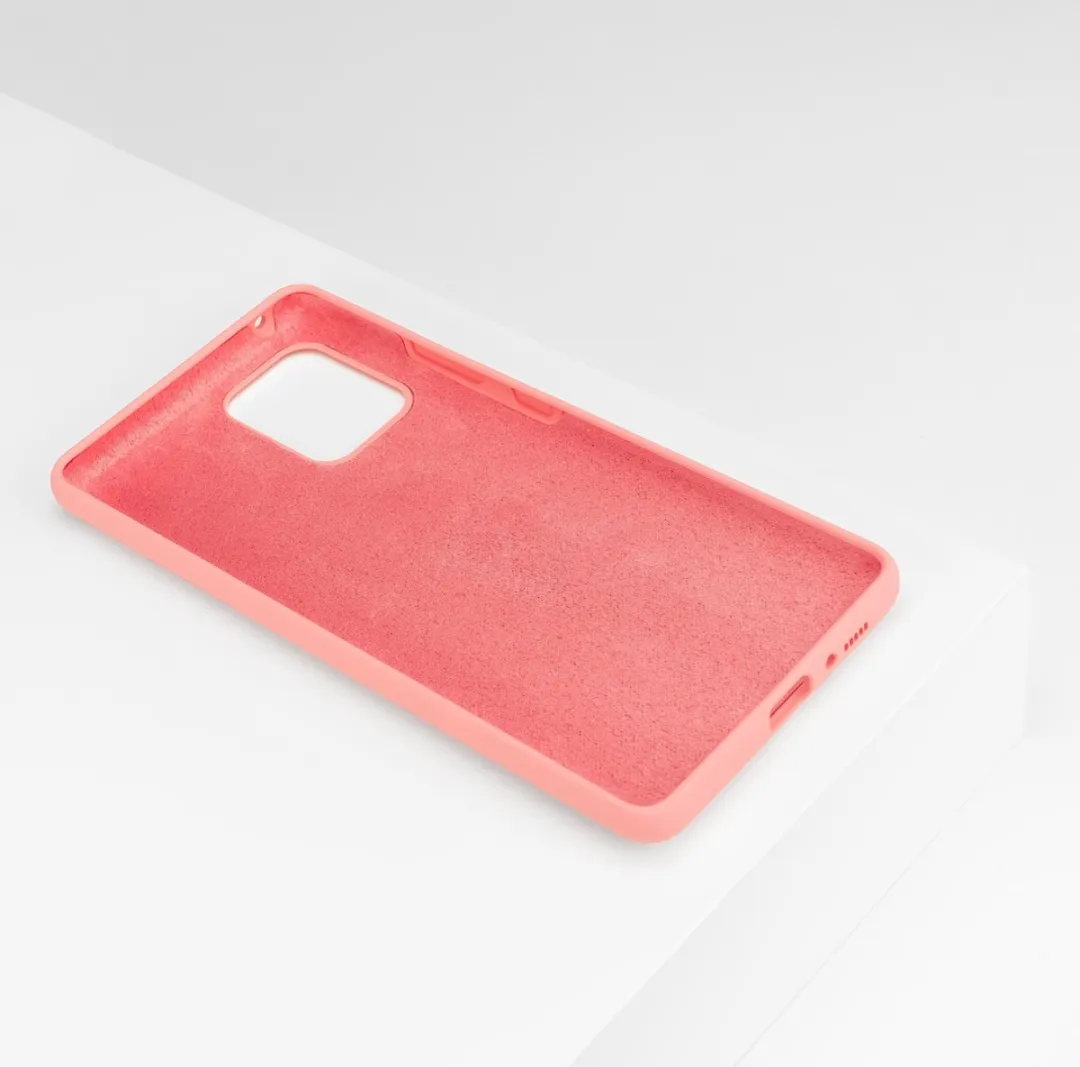 BMAX Siliconen Hoesje Samsung Galaxy S10 Lite - Peach - BMAX67158 - afbeelding 6 van 6