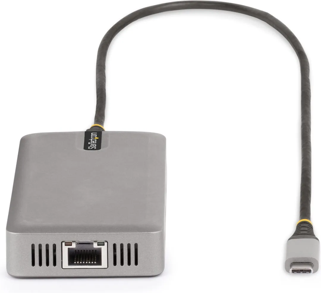 Startech 117B-USBC-MULTIPORT USB-C Triple Monitor Adapter - Grijs