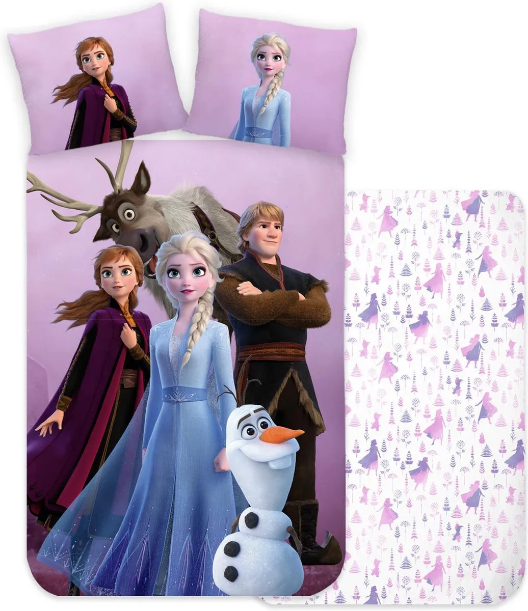 Disney Frozen Believe Dekbedovertrek 100x140cm - Multi