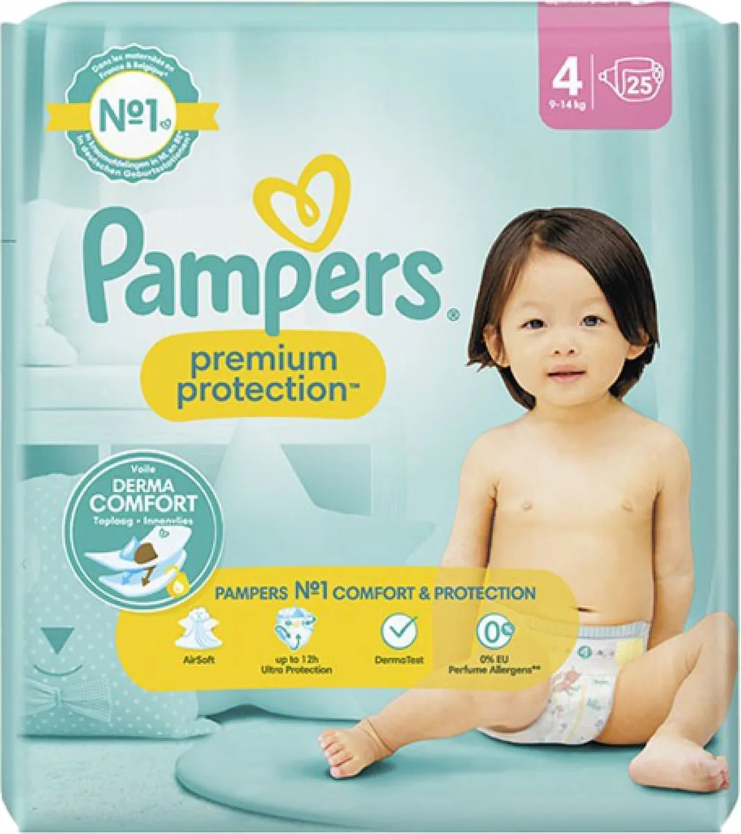 Pampers Luier Premium Protection Gr. 4 Maxi 9-14kg