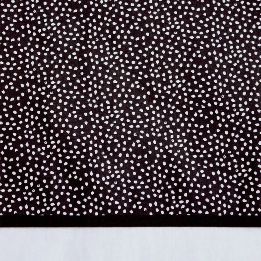BINK Bedding Ledikantlaken 100x150cm - Zwart/Wit