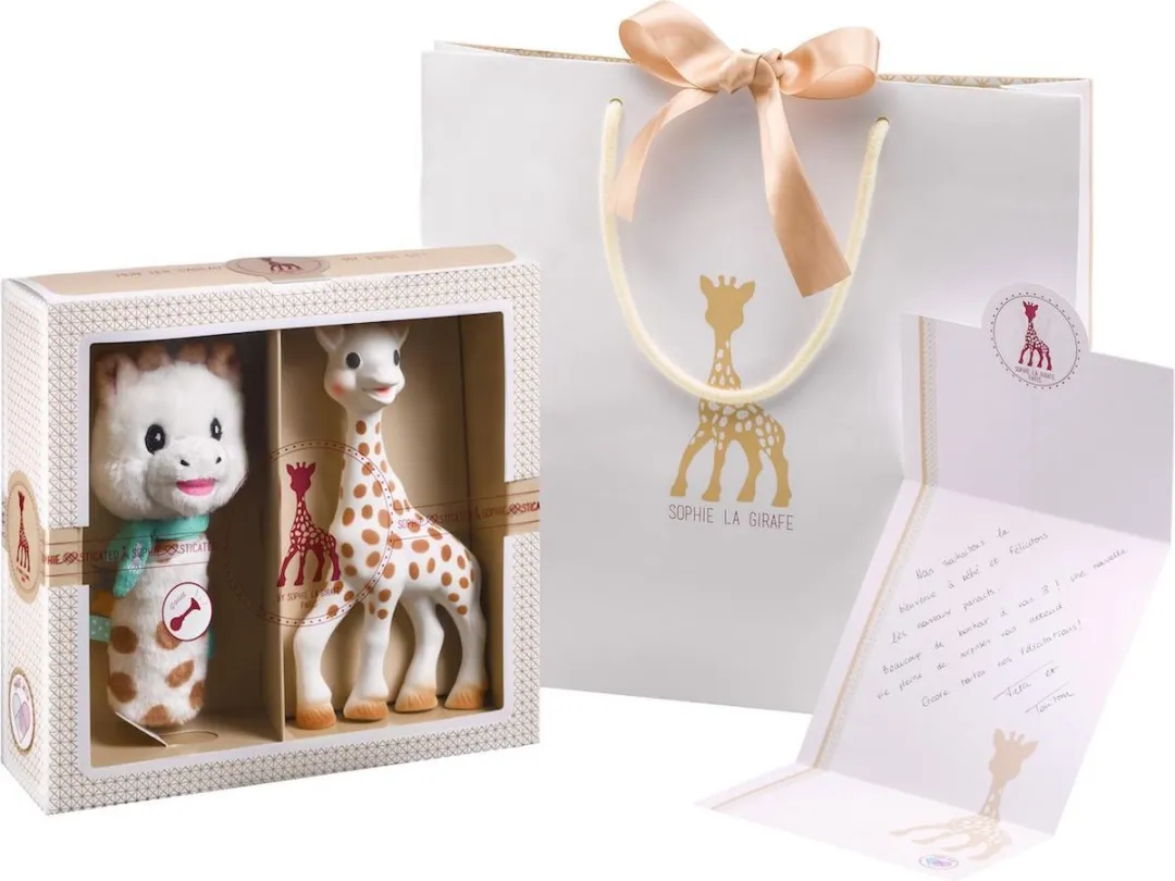 Sophie de Giraf Sophiesticated Cadeauset - Baby Speelgoed - 4-delig