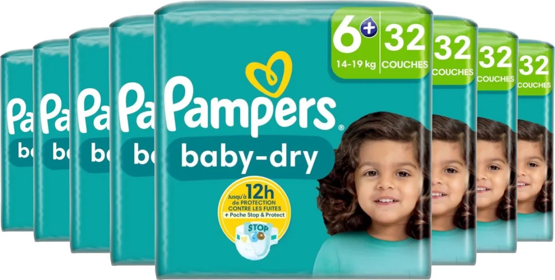 Pampers Baby-Dry Luiers Maat 6+