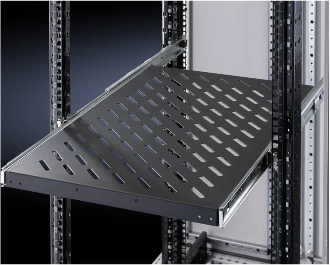 Rittal 5501.675 Uittrekbare 19" 1HE - Zwart