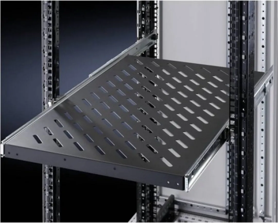 Rittal 5501.675 Uittrekbare 19" 1HE - Zwart