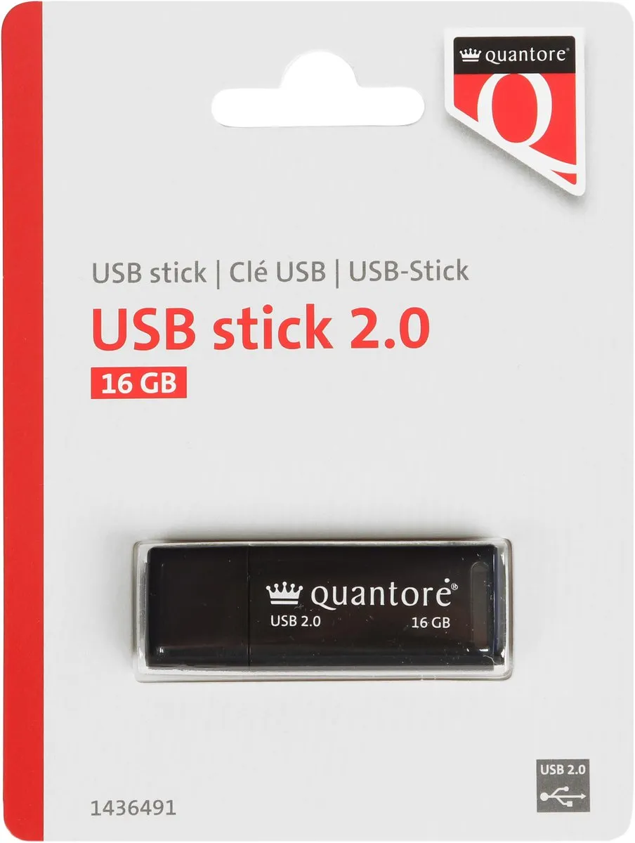 Quantore USB-A 2.0 16GB USB-Stick