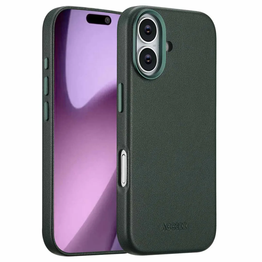 Accezz iPhone 17 MagSafe Hoesje - Cedar Green - 2 Pasjes
