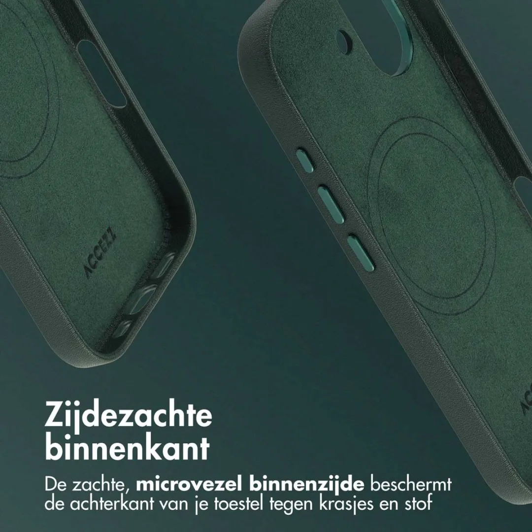 Accezz iPhone 17 MagSafe Hoesje - Cedar Green - 2 Pasjes