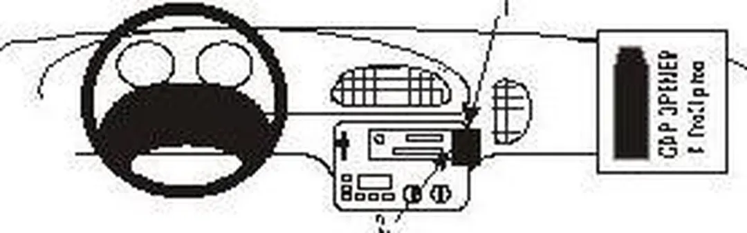 Brodit Proclip Angled Mount 852194