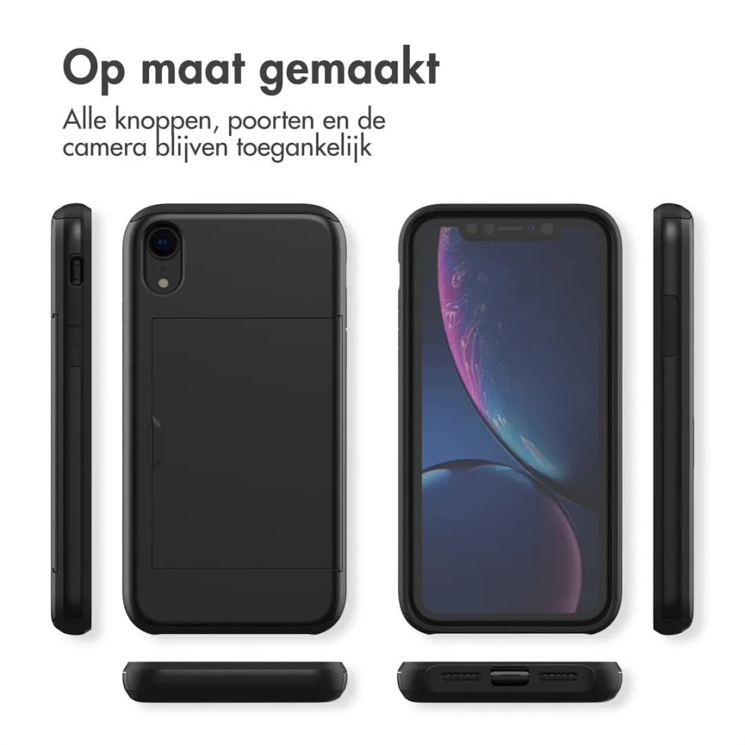Imoshion Hoesje iPhone XR - Pasjeshouder 2 Stuks - Zwart - afbeelding 6 van 6