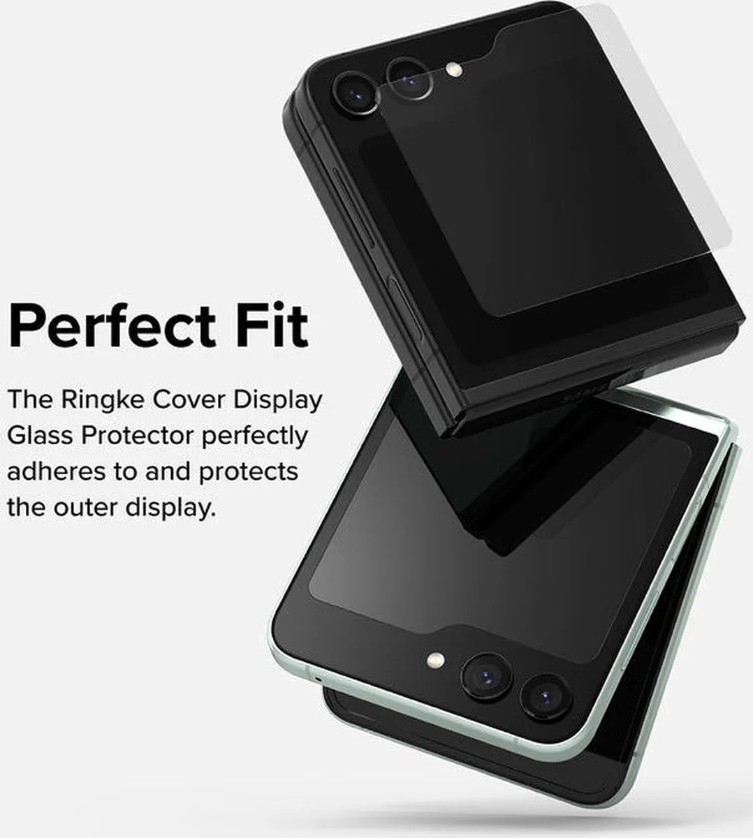 Ringke Cover Display Tempered Glass Samsung Galaxy Z Flip 5 - 2 Stuks