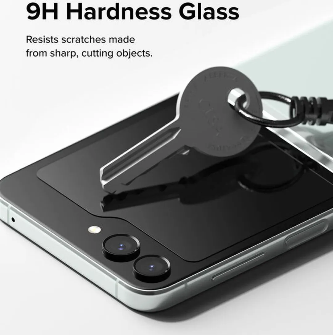 Ringke Cover Display Tempered Glass Samsung Galaxy Z Flip 5 - 2 Stuks - afbeelding 6 van 6