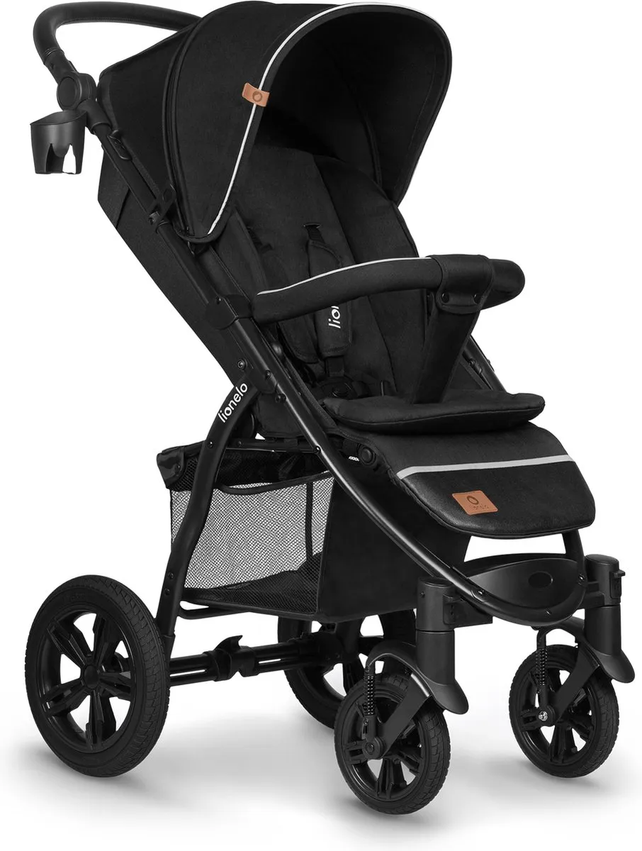Lionelo Annet Tour Buggy - Opvouwbaar met één hand - Zwart