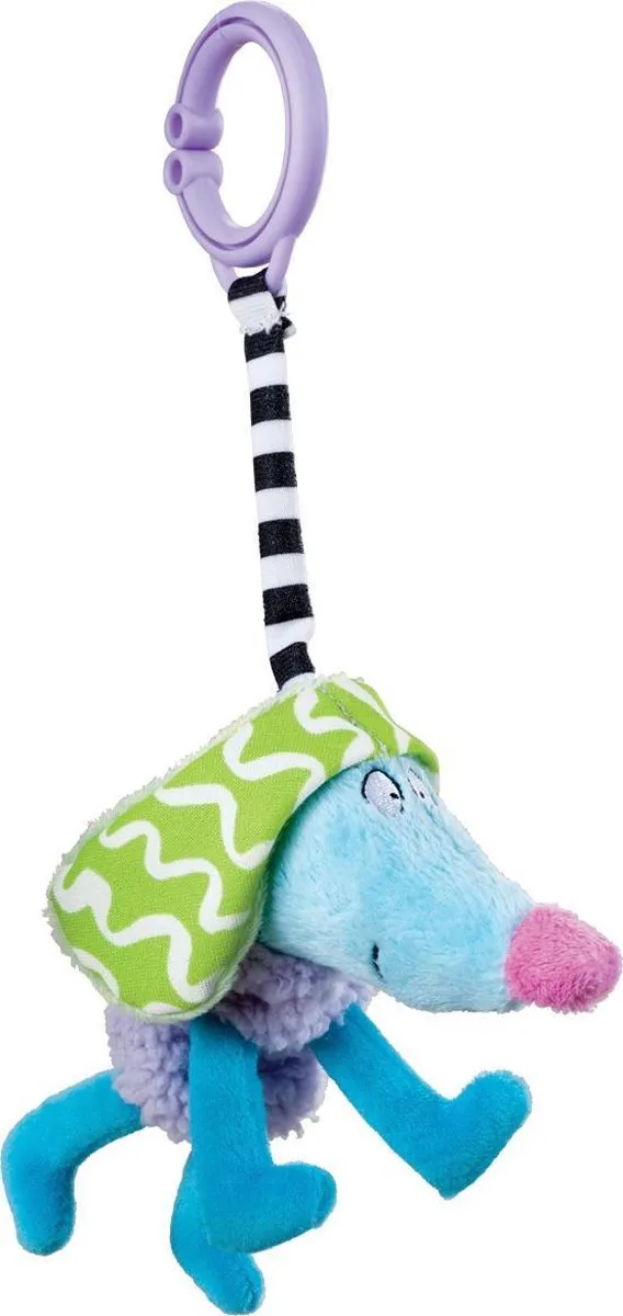 Taf Toys - Groen knuffelkonijn en gekke hond - Knuffeldoek & speeltje - kleurrijk