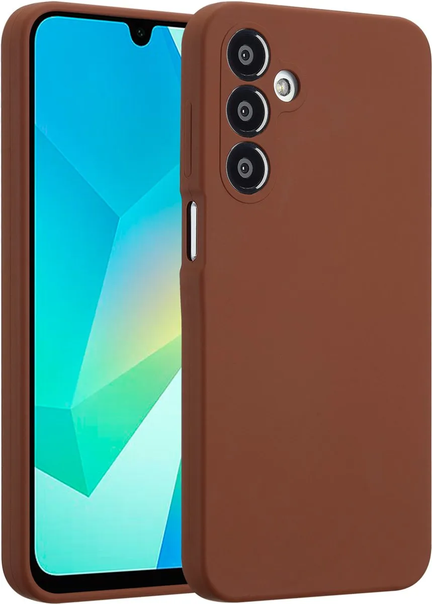 Accezz Hoesje - Geschikt voor Samsung Galaxy A16 (4G) / A16 (5G) - Liquid Silicone Backcover - New Tea Brown