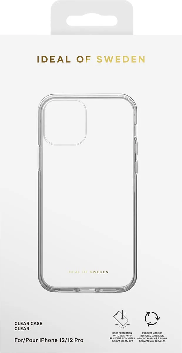 iDeal of Sweden Clear Case iPhone 12/Pro - Transparant