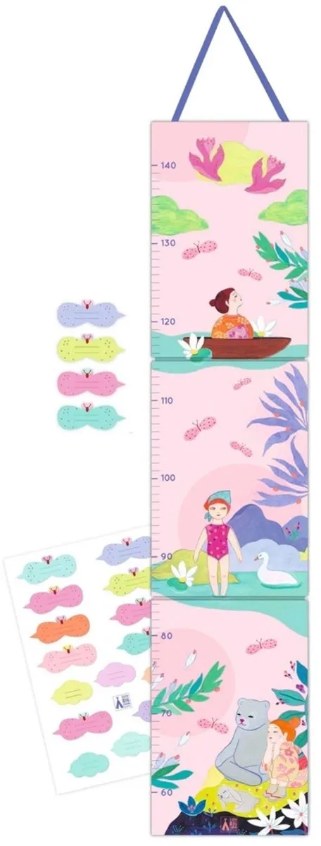 Djeco Groeimeter Kinderkamer Multicolore