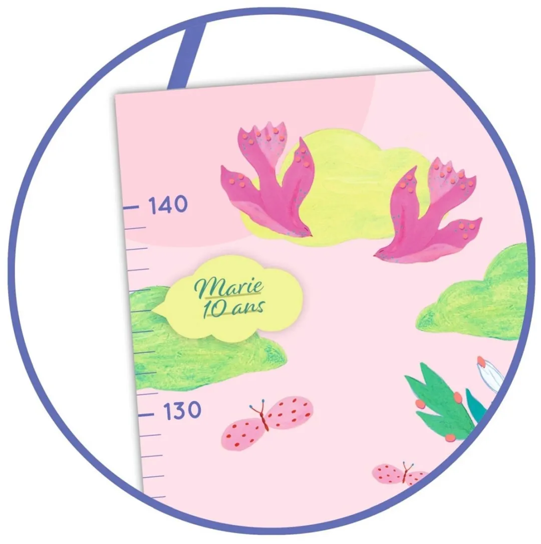 Djeco Groeimeter Kinderkamer Multicolore