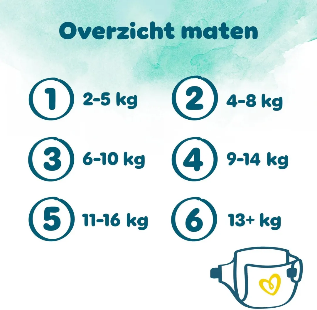 Pampers Harmonie Maat 4 Luier - 78 Stuks