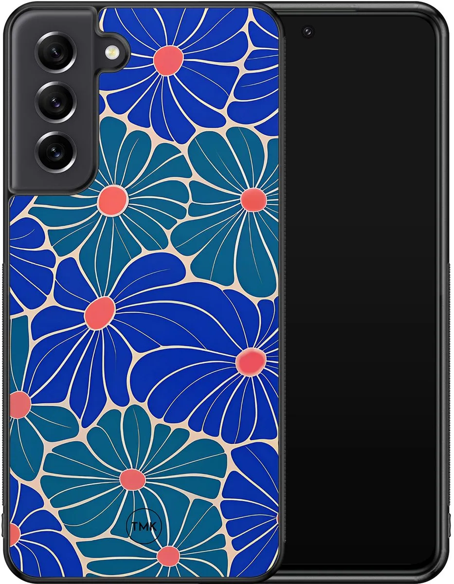 Casevibes S/S21FE/B/002 Hoesje Samsung Galaxy S21 FE - Blauw