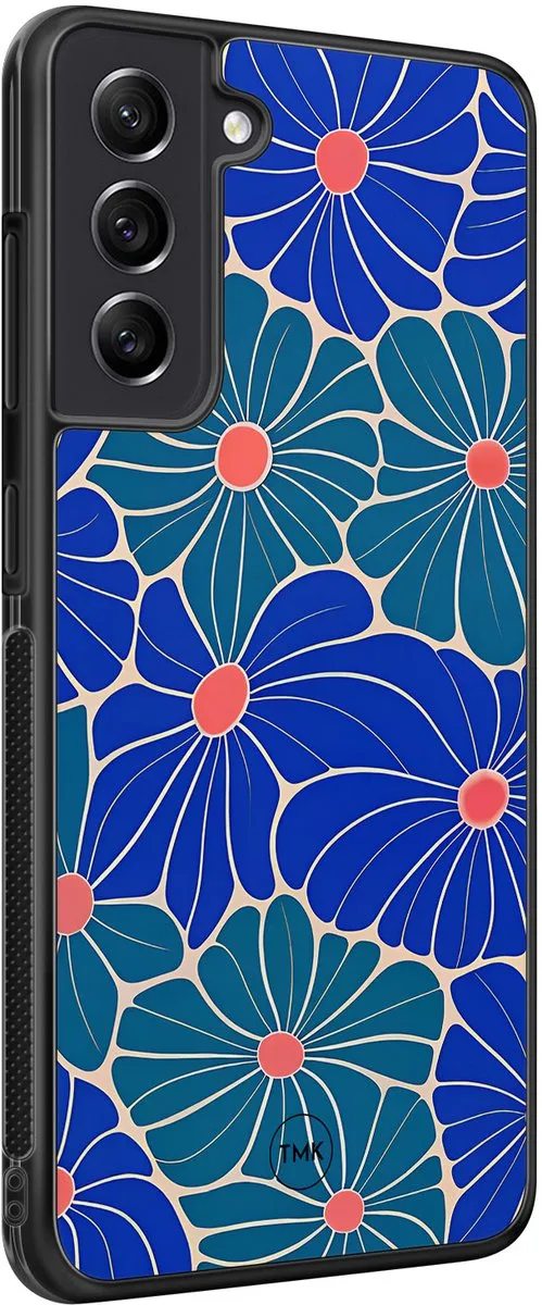 Casevibes S/S21FE/B/002 Hoesje Samsung Galaxy S21 FE - Blauw
