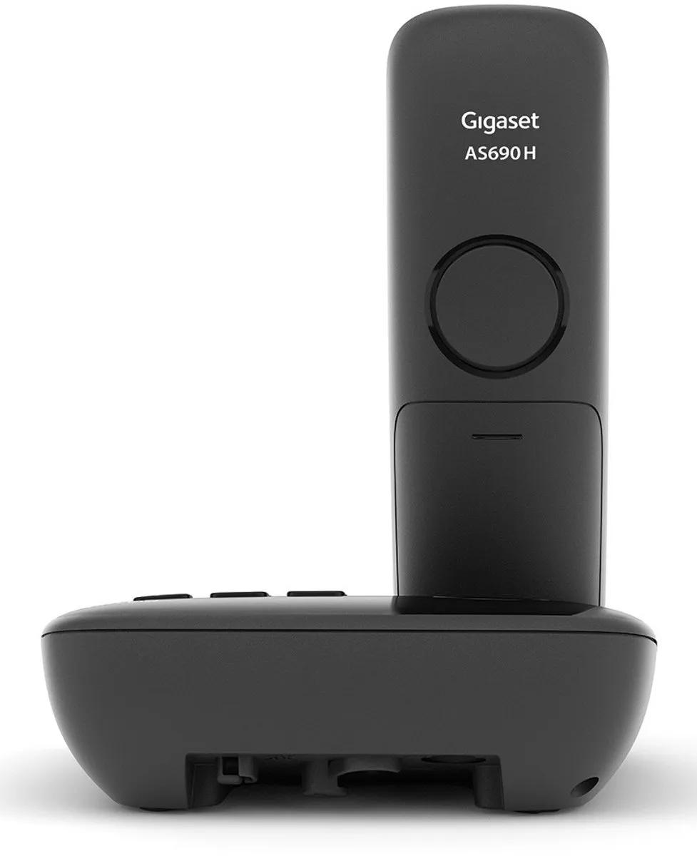 Gigaset AS690A Draadloze Telefoon met Antwoordapparaat - Zwart