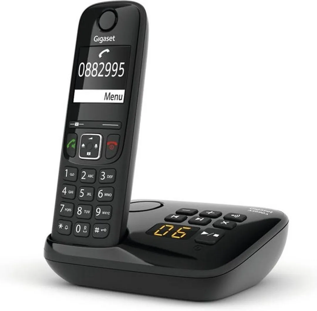 Gigaset AS690A Draadloze Telefoon met Antwoordapparaat - Zwart