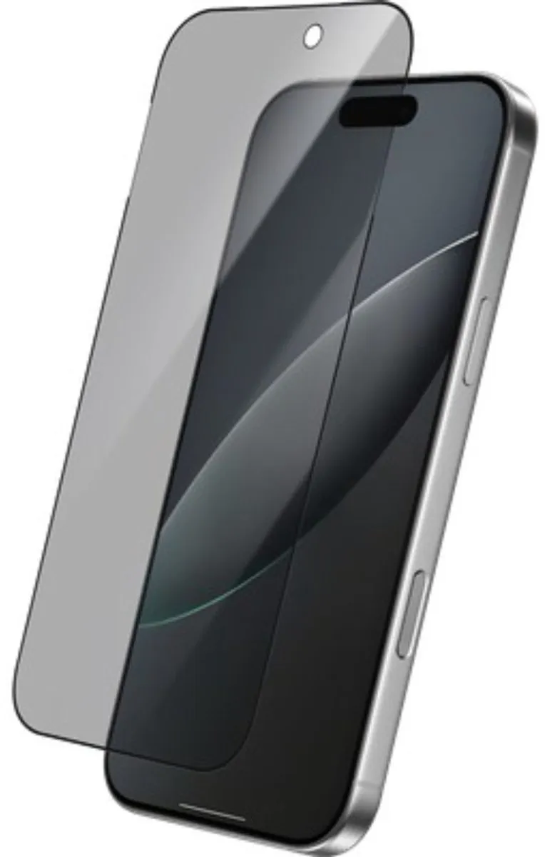 Just in Case Cazy Privacy Screenprotector iPhone 16/17 Pro Max