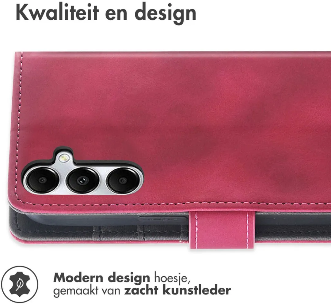 Imoshion Bookcase Hoesje Samsung Galaxy A16 - 3 Pasjes - Rood