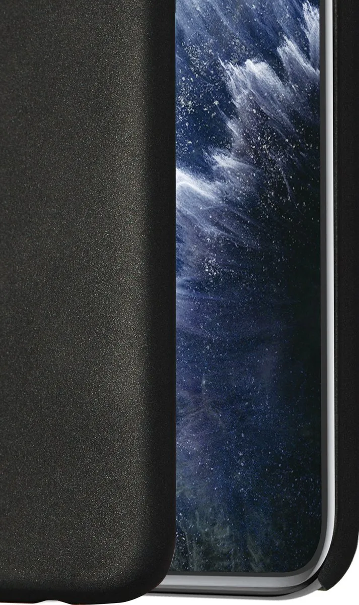Azuri Metallic Cover iPhone 11 Pro Max/XS Max - Zwart - AZCOVMETIPH11PMX-BLK
