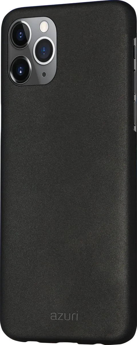 Azuri Metallic Cover iPhone 11 Pro Max/XS Max - Zwart - AZCOVMETIPH11PMX-BLK