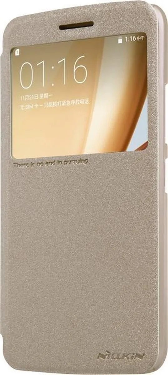 Nillkin New Sparkle S-View Book Case Moto M - Goud