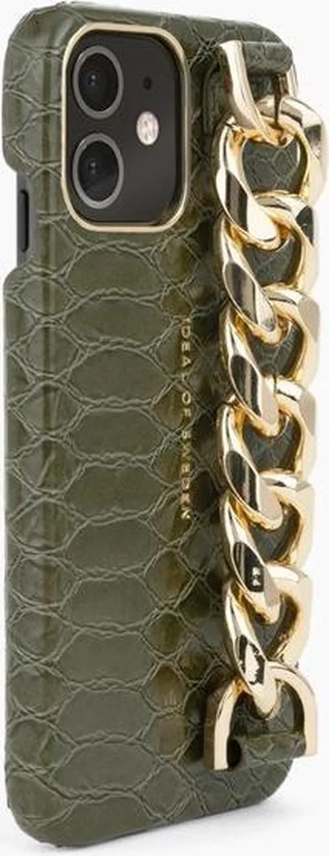 iDeal of Sweden Statement Case Chain Handle iPhone 12 Mini - Groen - 3 Pasjes - afbeelding 3 van 4