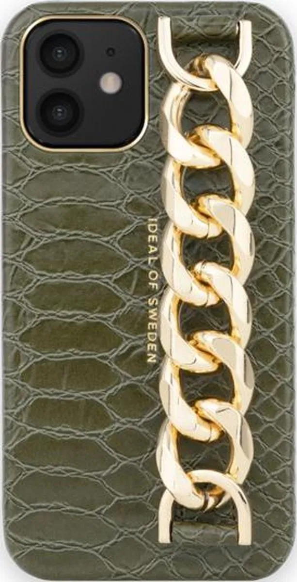 iDeal of Sweden Statement Case Chain Handle iPhone 12 Mini - Groen - 3 Pasjes - afbeelding 2 van 4
