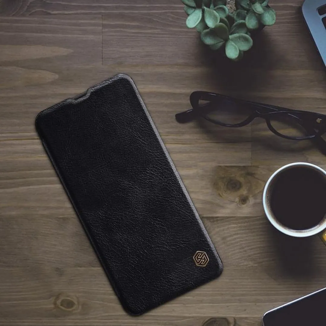 Nillkin Qin Book Case Samsung Galaxy A30s - Zwart