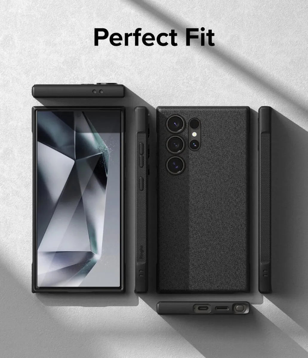 Ringke Onyx Hoesje Samsung Galaxy S24 Ultra - Zwart