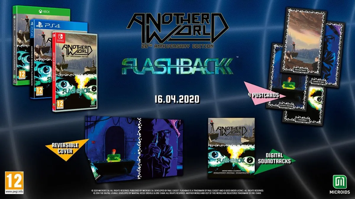 Mindscape Another World & Flashback Switch