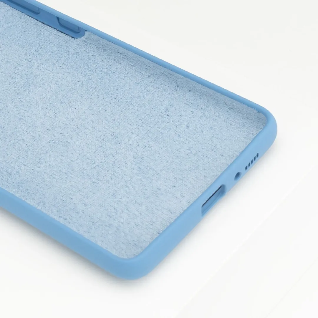 BMAX Siliconen Hoesje Samsung Galaxy S10 Lite - Blauw - BMAX54793