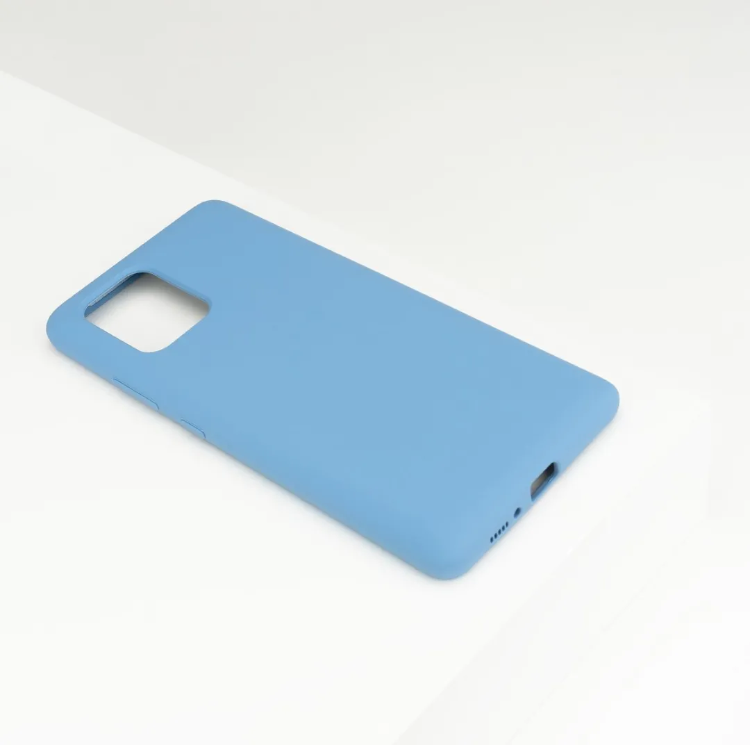BMAX Siliconen Hoesje Samsung Galaxy S10 Lite - Blauw - BMAX54793